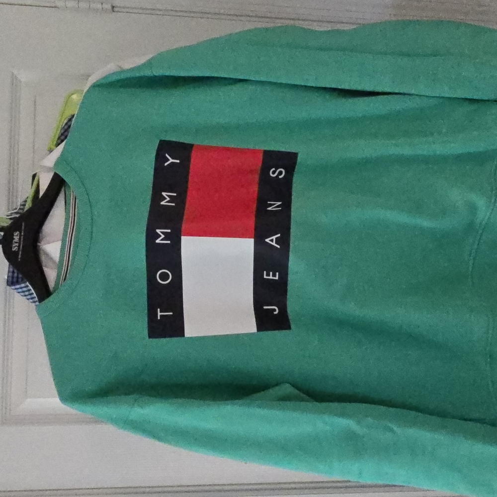 Tommy Jeans Green Sweatshirt